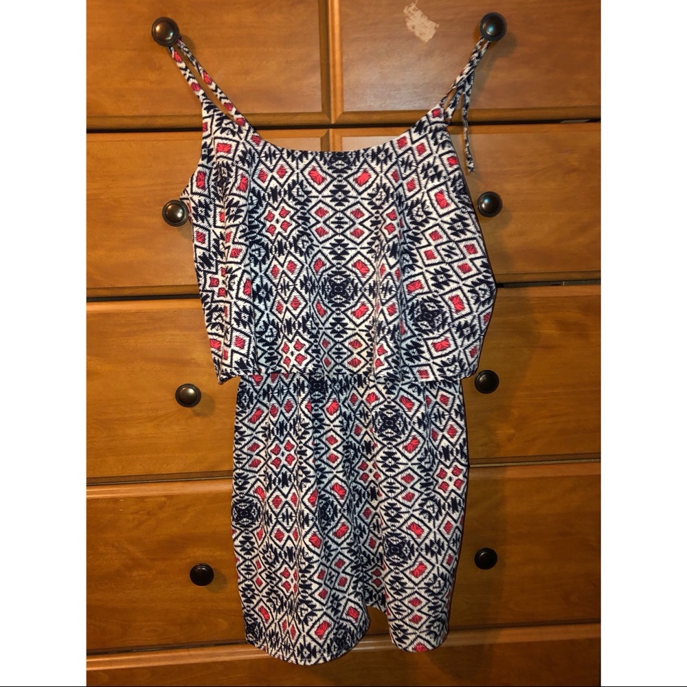 Aztec design romper
